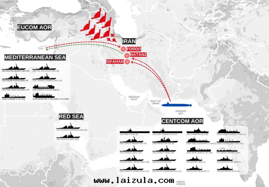 美(měi)以(yǐ)合作(zuò)空(kōng)襲伊朗核設施的(de)穿透性(xìng)制空(kōng)作(zuò)战簡析